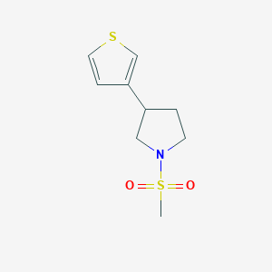 1-(Methylsulfonyl)-3-(thiophen-3-yl)pyrrolidine