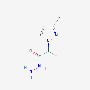 2-(3-methyl-1H-pyrazol-1-yl)propanehydrazide
