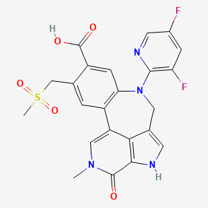molecular formula C23H18F2N4O5S B2882979 PROTAC BRD4 ligand-1 CAS No. 2313230-51-0