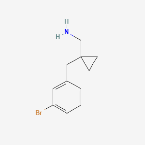 (1-(3-Bromobenzyl)cyclopropyl)methanamine