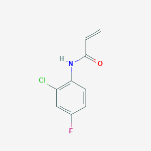 N-(2-chloro-4-fluorophenyl)prop-2-enamide
