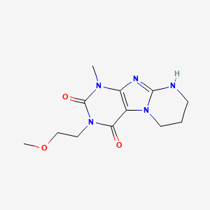 3-(2-methoxyethyl)-1-methyl-6,7,8,9-tetrahydropyrimido[2,1-f]purine-2,4(1H,3H)-dione