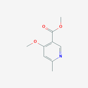 molecular formula C9H11NO3 B2882999 Methyl 4-methoxy-6-methylpyridine-3-carboxylate CAS No. 1256788-25-6