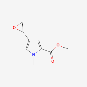 molecular formula C9H11NO3 B2883014 Methyl 1-methyl-4-(oxiran-2-yl)pyrrole-2-carboxylate CAS No. 2248303-35-5