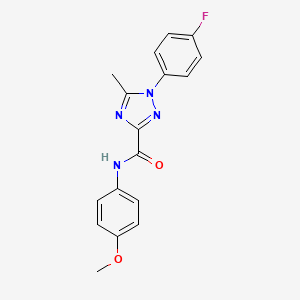 1-(4-fluorophenyl)-N-(4-methoxyphenyl)-5-methyl-1H-1,2,4-triazole-3-carboxamide