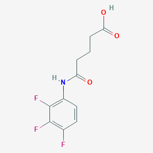 5-Oxo-5-(2,3,4-trifluoroanilino)pentanoic acid