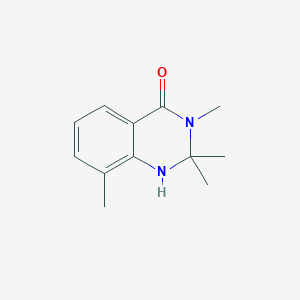 2,2,3,8-tetramethyl-2,3-dihydroquinazolin-4(1H)-one