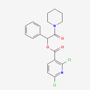 molecular formula C19H18Cl2N2O3 B2883081 2-Oxo-1-phenyl-2-(piperidin-1-yl)ethyl 2,6-dichloropyridine-3-carboxylate CAS No. 1427656-95-8