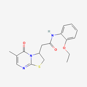N-(2-ethoxyphenyl)-2-(6-methyl-5-oxo-3,5-dihydro-2H-thiazolo[3,2-a]pyrimidin-3-yl)acetamide