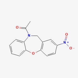 1-[2-nitrodibenzo[b,f][1,4]oxazepin-10(11H)-yl]-1-ethanone
