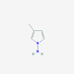 molecular formula C5H8N2 B2883119 1H-Pyrrol-1-amine, 3-methyl- CAS No. 1158766-55-2