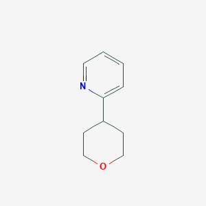 molecular formula C10H13NO B2883143 2-(Oxan-4-yl)pyridine CAS No. 26684-64-0