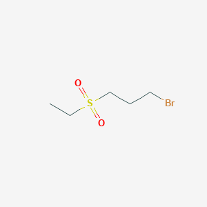 molecular formula C5H11BrO2S B2883174 1-Bromo-3-(ethanesulfonyl)propane CAS No. 98137-26-9