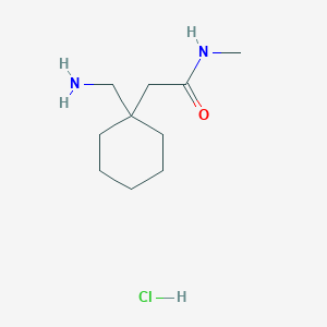2-[1-(aminomethyl)cyclohexyl]-N-methylacetamide hydrochloride