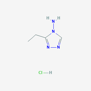 3-Ethyl-1,2,4-triazol-4-amine;hydrochloride
