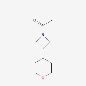 1-[3-(Oxan-4-yl)azetidin-1-yl]prop-2-en-1-one