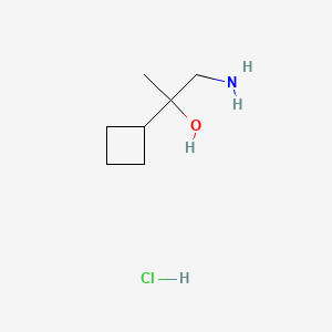 1-Amino-2-cyclobutyl-propan-2-ol hydrochloride