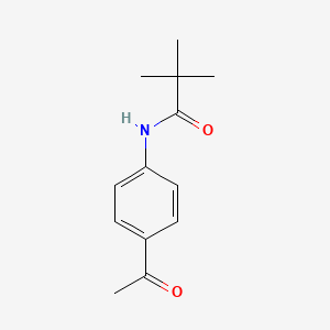N-(4-acetylphenyl)-2,2-dimethylpropanamide
