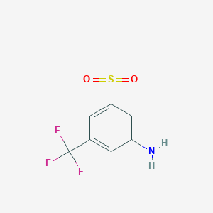 3-(Methylsulfonyl)-5-trifluoromethyl-phenylamine
