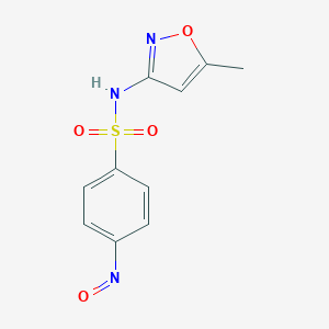 molecular formula C10H9N3O4S B028833 4-亚硝基磺胺甲恶唑 CAS No. 131549-85-4
