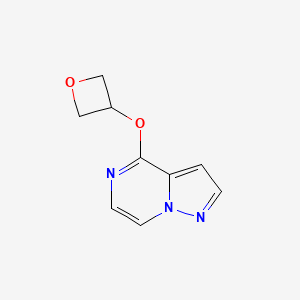 4-(Oxetan-3-yloxy)pyrazolo[1,5-a]pyrazine