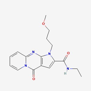 molecular formula C17H20N4O3 B2883316 N-ethyl-1-(3-methoxypropyl)-4-oxo-1,4-dihydropyrido[1,2-a]pyrrolo[2,3-d]pyrimidine-2-carboxamide CAS No. 900894-04-4