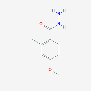 molecular formula C9H12N2O2 B2883338 4-Methoxy-2-methylbenzohydrazide CAS No. 75319-01-6