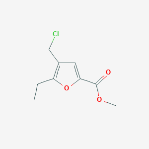 Methyl 4-(chloromethyl)-5-ethylfuran-2-carboxylate