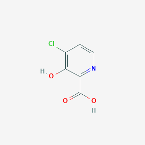 molecular formula C6H4ClNO3 B2883352 4-Chloro-3-hydroxypyridine-2-carboxylic acid CAS No. 348635-39-2