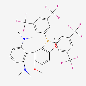 2-[Bis(3,5-trifluoromethylphenylphosphino)-3,6-dimethoxy]-2',6'-dimethylamino-1,1'-biphenyl