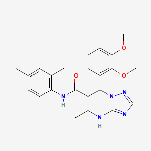 7-(2,3-dimethoxyphenyl)-N-(2,4-dimethylphenyl)-5-methyl-4,5,6,7-tetrahydro-[1,2,4]triazolo[1,5-a]pyrimidine-6-carboxamide
