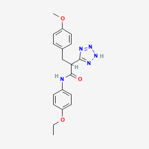 N-(4-ethoxyphenyl)-3-(4-methoxyphenyl)-2-(2H-tetrazol-5-yl)propanamide