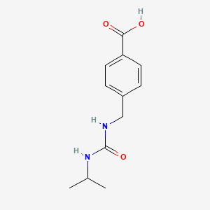 molecular formula C12H16N2O3 B2883449 4-({[(Propan-2-yl)carbamoyl]amino}methyl)benzoic acid CAS No. 847744-23-4