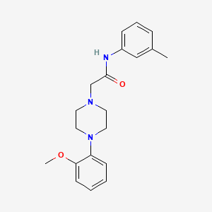 2-[4-(2-methoxyphenyl)piperazin-1-yl]-N-(3-methylphenyl)acetamide