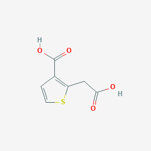 molecular formula C7H6O4S B2883486 2-(Carboxymethyl)thiophene-3-carboxylic acid CAS No. 332013-53-3
