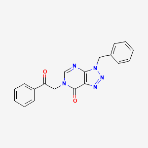 3-Benzyl-6-phenacyltriazolo[4,5-d]pyrimidin-7-one