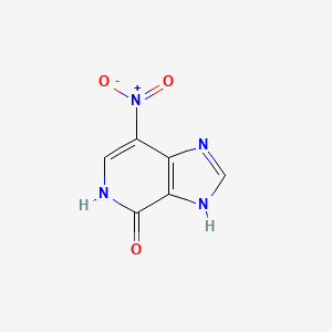 molecular formula C6H4N4O3 B2883557 7-Nitro-1H-imidazo[4,5-c]pyridin-4(5H)-one CAS No. 306272-95-7; 82722-74-5