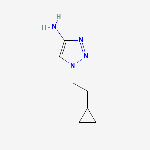 molecular formula C7H12N4 B2883572 1-(2-cyclopropylethyl)-1H-1,2,3-triazol-4-amine CAS No. 1509438-16-7