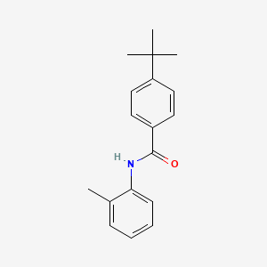 molecular formula C18H21NO B2883575 4-叔丁基-N-(2-甲基苯基)苯甲酰胺 CAS No. 303792-47-4
