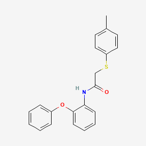 molecular formula C21H19NO2S B2883577 N-(2-phenoxyphenyl)-2-(p-tolylthio)acetamide CAS No. 898415-61-7