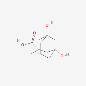 molecular formula C11H16O4 B2883627 3,5-Dihydroxyadamantane-1-carboxylic acid CAS No. 83406-09-1