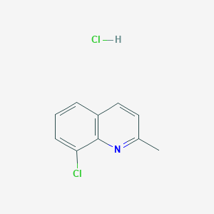 molecular formula C10H9Cl2N B2883641 8-氯-2-甲基喹啉；盐酸盐 CAS No. 1268593-83-4