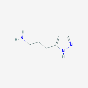 B2883652 Pyrazolepropylamine CAS No. 41306-75-6
