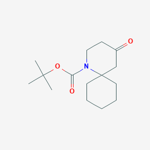 molecular formula C15H25NO3 B2883680 叔丁基 4-氧代-1-氮杂螺[5.5]十一烷-1-羧酸酯 CAS No. 778647-35-1