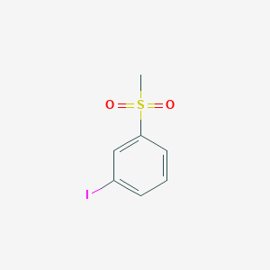 molecular formula C7H7IO2S B2883688 1-Iodo-3-(methylsulfonyl)benzene CAS No. 139769-20-3