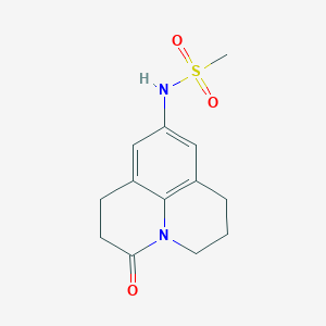 N-(3-oxo-1,2,3,5,6,7-hexahydropyrido[3,2,1-ij]quinolin-9-yl)methanesulfonamide