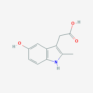 molecular formula C11H11NO3 B028837 (5-羟基-2-甲基-1H-吲哚-3-基)乙酸 CAS No. 50995-53-4