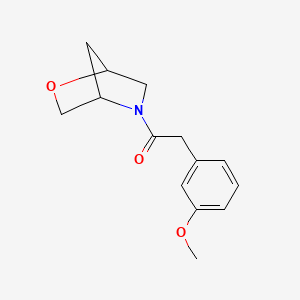 1-(2-Oxa-5-azabicyclo[2.2.1]heptan-5-yl)-2-(3-methoxyphenyl)ethanone