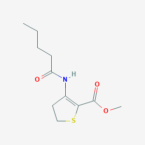 Methyl 3-pentanamido-4,5-dihydrothiophene-2-carboxylate