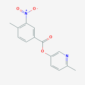 6-Methyl-3-pyridyl 4-methyl-3-nitrobenzoate